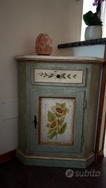 Vetrinette angolari arte povera