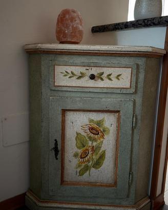 Vetrinette angolari arte povera