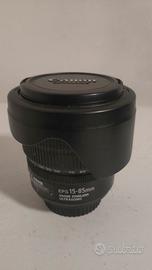 Obiettivo Canon EF-S 15 85 IS USM f3.5 -5.6
