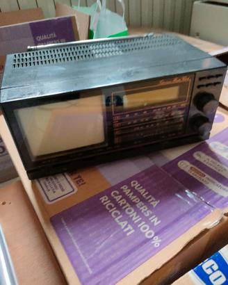 mini TV e radio vintage Larsen 