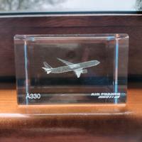 Fermacarte di cristallo Air France Airbus A330