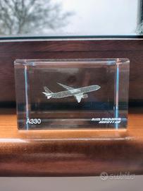 Fermacarte di cristallo Air France Airbus A330