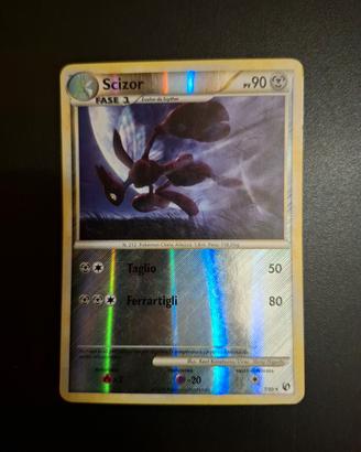 Scizor Holo 7/90 Pokemon Senza Paura Undaunted HS