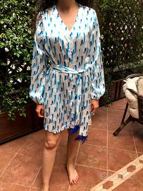 Abito chemisier cotone satinato. Nuovo 