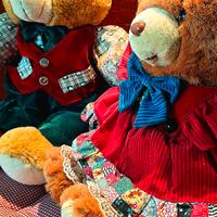 Coppia di orsetti peluche