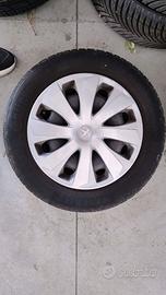 Cerchi + gomme 165/65/14 Peugeot 108 (C1, Aygo)