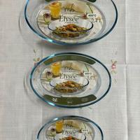 set servizio di pirofile in vetro Pezzi 3 cucina