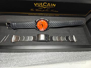 Vulcain Nautique Skindiver  Orange con bracciale 