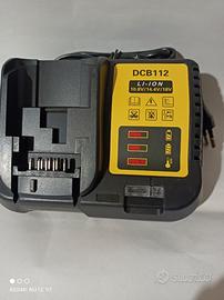 Caricatore tipo De Walt 2 Ah, per batterie 21 volt