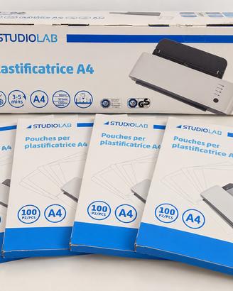 Plastificatrice A4 Studiolab nuova sigillata + 400