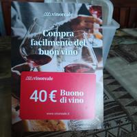 Buono sconto di 40€ sul sito Vinoreale