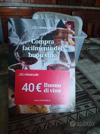 Buono sconto di 40€ sul sito Vinoreale