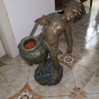 statua di bronzo scultura acquaiolo 
