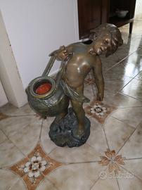 statua di bronzo scultura acquaiolo 