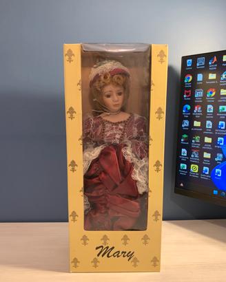 Bambola porcellanna anni ‘90 da collezione