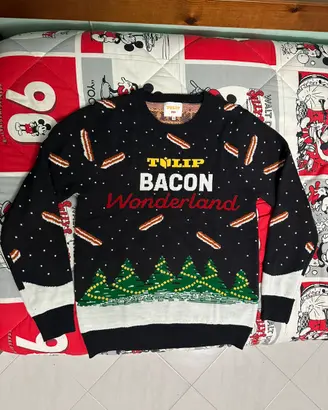 Maglione Natalizio Tulip Natale Pullover Bacon 24
