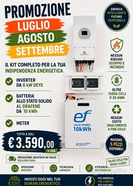 KIT BATTERIA AL GRAFENE + INVERTER DEYE