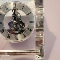 ACCA Argenti - Orologio Tavolo Cristallo Argento 