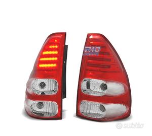 FANALI PER TOYOTA LAND CRUISER FJ120 03-08 LED ROS