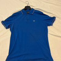 Polo Emporio Armani Blu taglia L