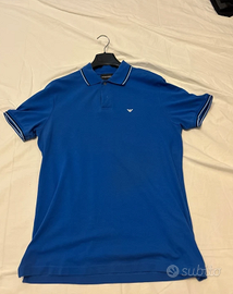 Polo Emporio Armani Blu taglia L