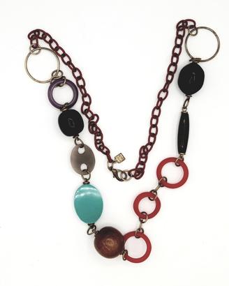 Marc Labat collana multicolor in materiali vari