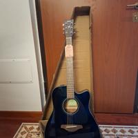 YAMAHA FGX800C BLACK02 Chitarra Elettrica Acustica