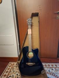 YAMAHA FGX800C BLACK02 Chitarra Elettrica Acustica