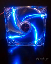 Ventola PC  120 mm Led Blu EZ Cool 3 Pin 12V