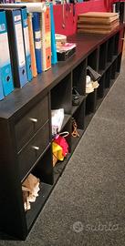 2 SCAFFALI NERI SERIE KALLAX