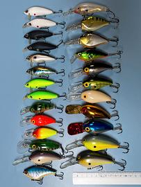 MINNOWS CRANKBAIT ESCHE PESCA SPINNING 25 PZ