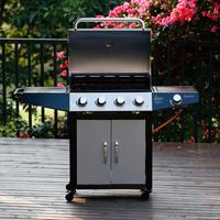 BARBECUE giardino bbq 5 fuochi barbeque GAS inox