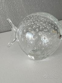 Scultura Pesce Vetro di Murano