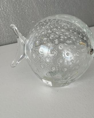 Scultura Pesce Vetro di Murano