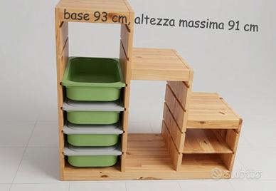 Mobile scaffale in legno