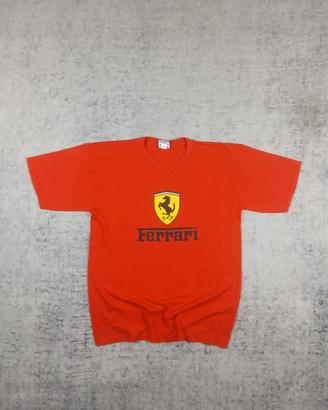 T-shirt Ferrari Vintage Rossa Gildan 