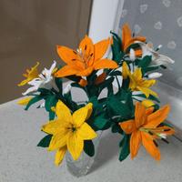 Fiori Gigli fatti all' uncinetto