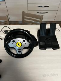 Volante playstation con logo Ferrari