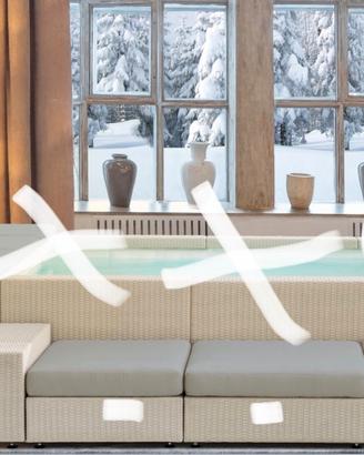 Elementi living piscina laghetto