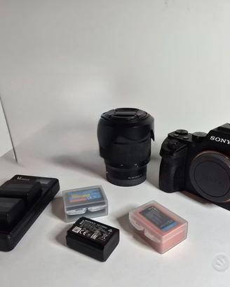 Macchina fotografica + accessori A7II