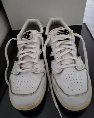 Scarpe uomo  New Balance 480- Bianco e NeroTg 45.5