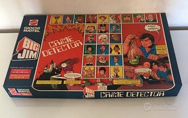 crime detector big jim gioco da tavolo nuovo anni