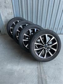 4 Cerchi in lega da 17 + gomme termiche Hankook