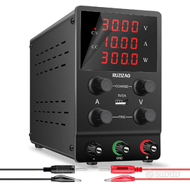 Banco 30V 10A Alimentatore da Laboratorio