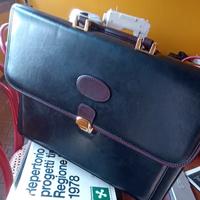 borsa portadocumenti classica colore testa di moro