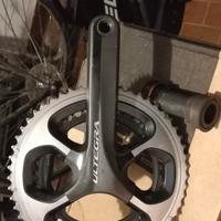 Guarnitura shimano + pedali