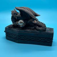 Dragon on coffin trinket box