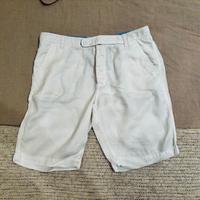 pantaloni short lino bianco MC2 Saint Barth tg.52