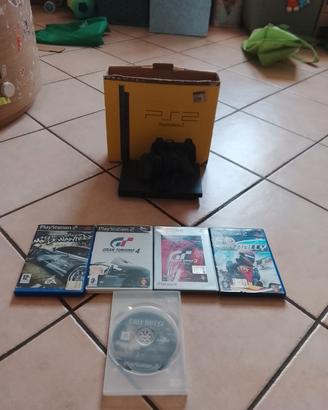 PlayStation 2 con 5 giochi originale