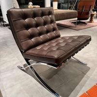 KNOLL Studio Barcellona NUOVA pelle marrone